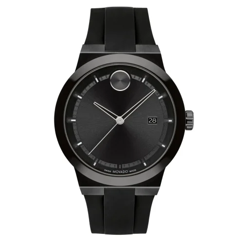 Men's Bold Fusion Watch In Stainless Steel, Black, 42Mm