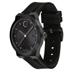 Men's Bold Fusion Watch In Stainless Steel, Black, 42Mm