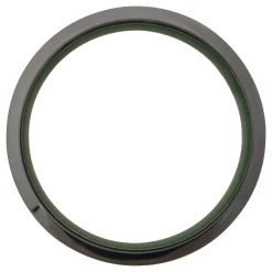 Men's Celtic Wedding Band With Green Cerakote In Black Zirconium, 8Mm