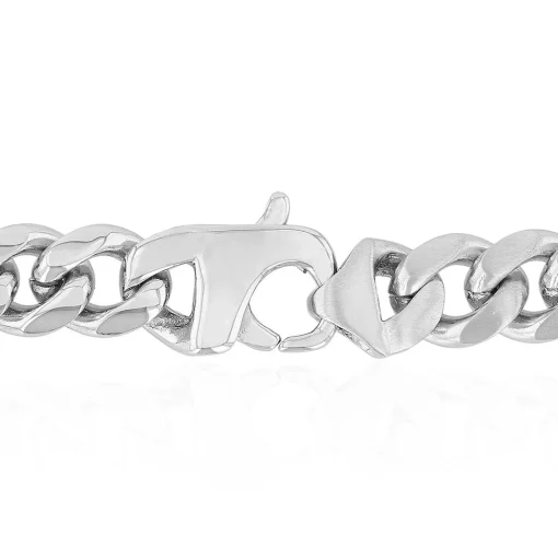 Men's Curb Chain In Stainless Steel, 7.5Mm, 24"