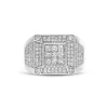 Men's Diamond Ring In 10K White Gold (2 Ct. Tw.)