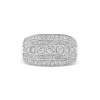 Men's Diamond Ring In 10K White Gold (1 1/2 Ct. Tw.)