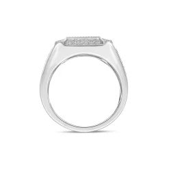Men's Diamond Ring In 10K White Gold (2 Ct. Tw.)