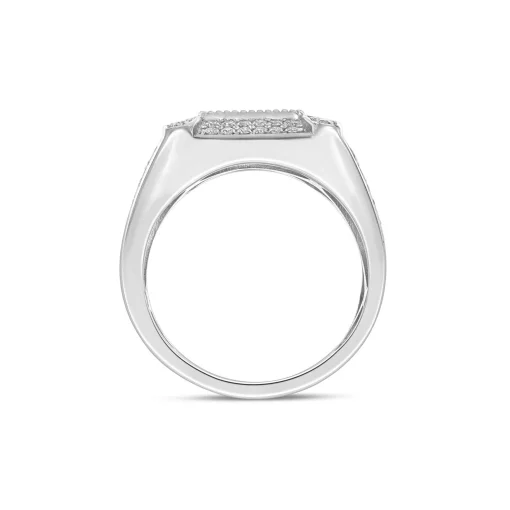 Men's Diamond Ring In 10K White Gold (2 Ct. Tw.)