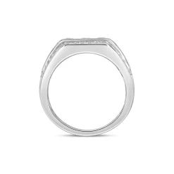 Men's Diamond Ring In 10K White Gold (1 1/2 Ct. Tw.)