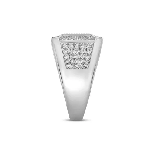 Men's Diamond Ring In 10K White Gold (2 Ct. Tw.)