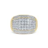 Men's Diamond Ring In 10K Yellow Gold (1 7/8 Ct. Tw.)