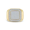 Men's Diamond Ring In 10K Yellow Gold (1 1/2 Ct. Tw.)