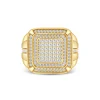 Men's Diamond Ring In 10K Yellow Gold (1 1/2 Ct. Tw.)