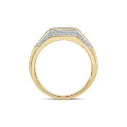 Men's Diamond Ring In 10K Yellow Gold (1 7/8 Ct. Tw.)
