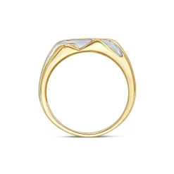 Men's Diamond Ring In 10K Yellow Gold (1/2 Ct. Tw.)