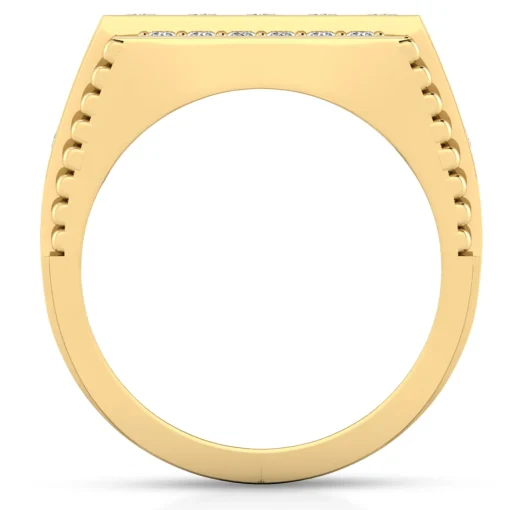Men's Diamond Ring In 10K Yellow Gold (1 1/4 Ct. Tw.)