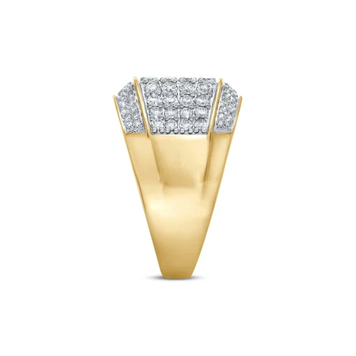 Men's Diamond Ring In 10K Yellow Gold (1 7/8 Ct. Tw.)