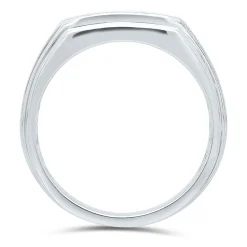 Men's Diamond Statement Ring In Sterling Silver (1/2 Ct. Tw.)