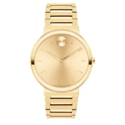 Men's Dress Watch In Yellow Gold-Tone Stainless Steel