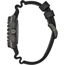 Men's Eco-Drive Watch In Black Stainless Steel And Polyurethane
