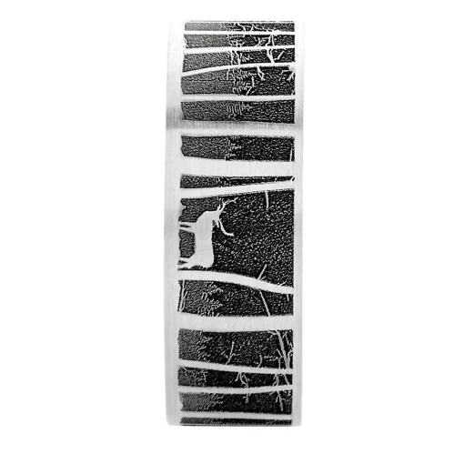 Men's Elk Mountain Band In Titanium, 9Mm