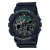 Men's Ga-100 Series Watch In Black Resin, 52Mm