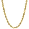 Men's Hollow Glitter Rope Chain In