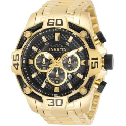 Men's Pro Diver Chronograph Watch In Gold-Tone