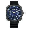 Men's Promaster Eco-Drive Dive Watch In Gray Titanium And Black Polyurethane