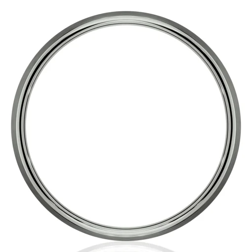 Men's Satin Finish Band In Tantalum, 6Mm