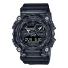 Men's 900-Series Skeleton Watch With Gray Resin Band