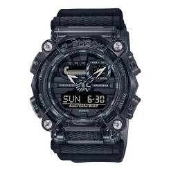 Men's 900-Series Skeleton Watch With Gray Resin Band