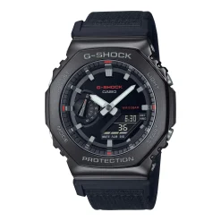 Men's 2100-Series Utility Metal Watch In Black Resin
