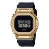 Men's 5600-Series Watch With Yellow Gold-Tone Case And Black Resin Strap