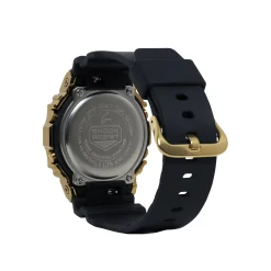 Men's 5600-Series Watch With Yellow Gold-Tone Case And Black Resin Strap