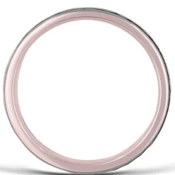Men's Wedding Band In 14K White And Rose Gold