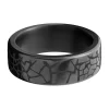Men's Wedding Band With Laser Glass Pattern In Elysium, 8Mm