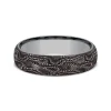 Men's Wedding Band With Snakeskin Pattern In Tantalum, 6Mm