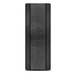 Men's Wirebrush Finish Band In Tantalum, 8Mm