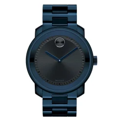 Metals Men's Watch In Blue Ion-Plated Stainless Steel, 42.5Mm