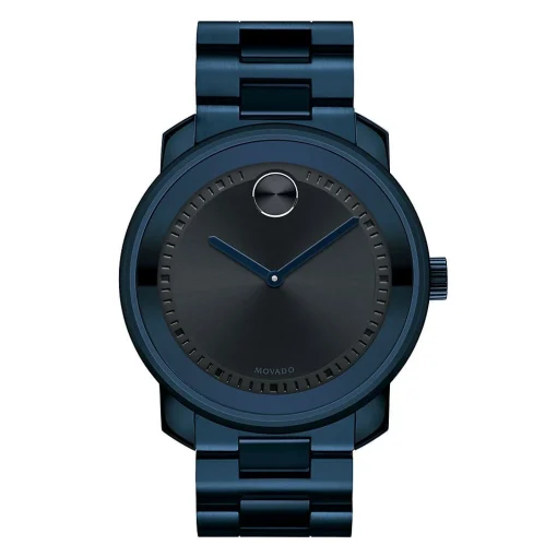 Metals Men's Watch In Blue Ion-Plated Stainless Steel, 42.5Mm