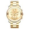 Metals Men's Watch In Yellow Gold-Tone Ion-Plated Stainless Steel, 44Mm