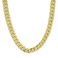 Miami Cuban Link Chain In 14K Yellow Gold, 22"