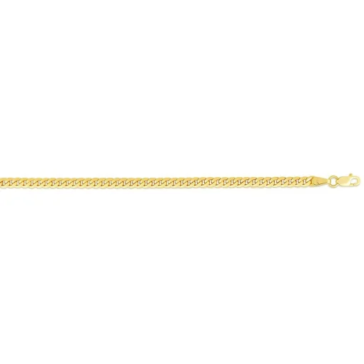 Miami Cuban Link Chain In 14K Yellow Gold, 22"