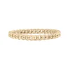Mini Curb Link Ring In 14K Yellow Gold