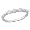 Moissanite Band In Sterling Silver (2/5 Ct. Tw.)
