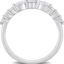 Moissanite Band In Sterling Silver (2/5 Ct. Tw.)