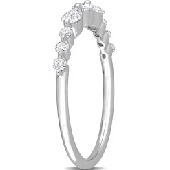 Moissanite Band In Sterling Silver (2/5 Ct. Tw.)