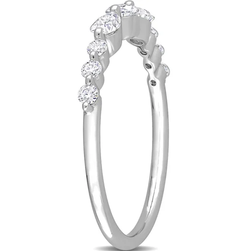 Moissanite Band In Sterling Silver (2/5 Ct. Tw.)