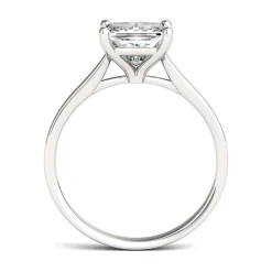 Moissanite Solitaire Ring With Princess Cut In 14K Gold (1 4/5 Ct.)
