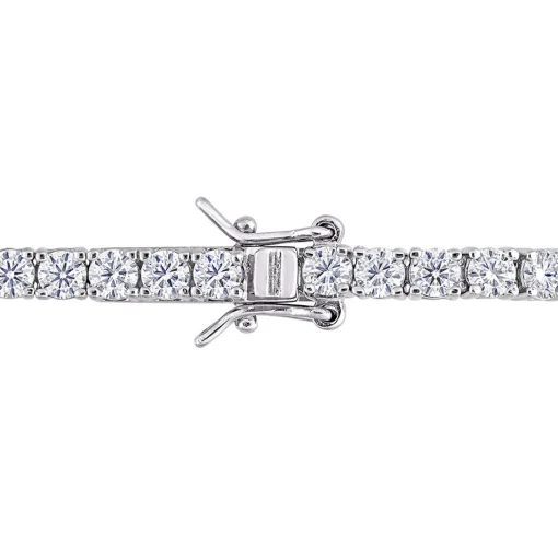 Moissanite Tennis Bracelet In Sterling Silver (5 5/8 Ct. Tw.)
