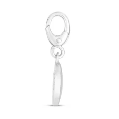 Moon & Back Charm In Sterling Silver