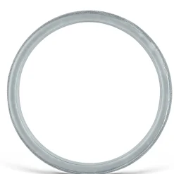 Moon Finish Band In Platinum, 4Mm