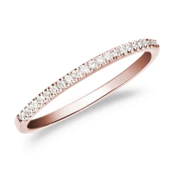 Morganite And Diamond Ring Set In 14K Rose Gold (3/8 Ct. Tw.)